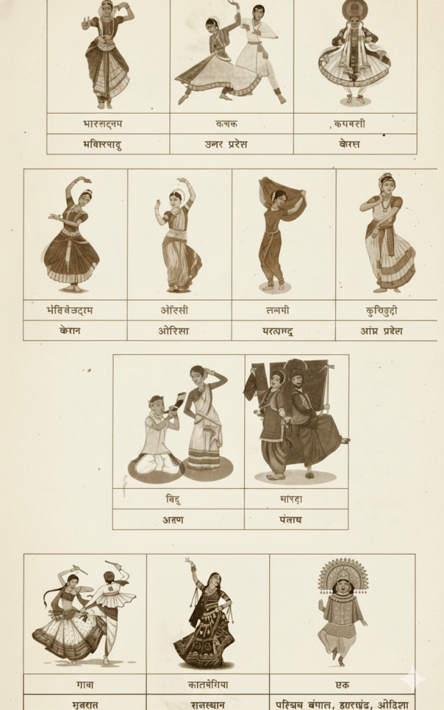 हमारे देश के नृत्य उत्तर