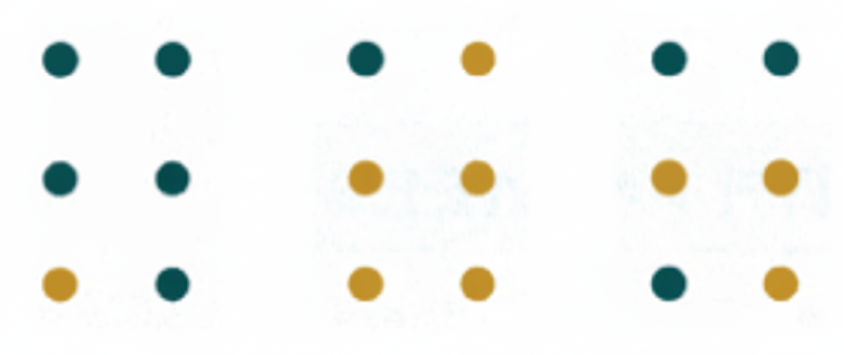 Write these words using the Braille alphabet. You can paste “bindis”. One is done for you. cat answer