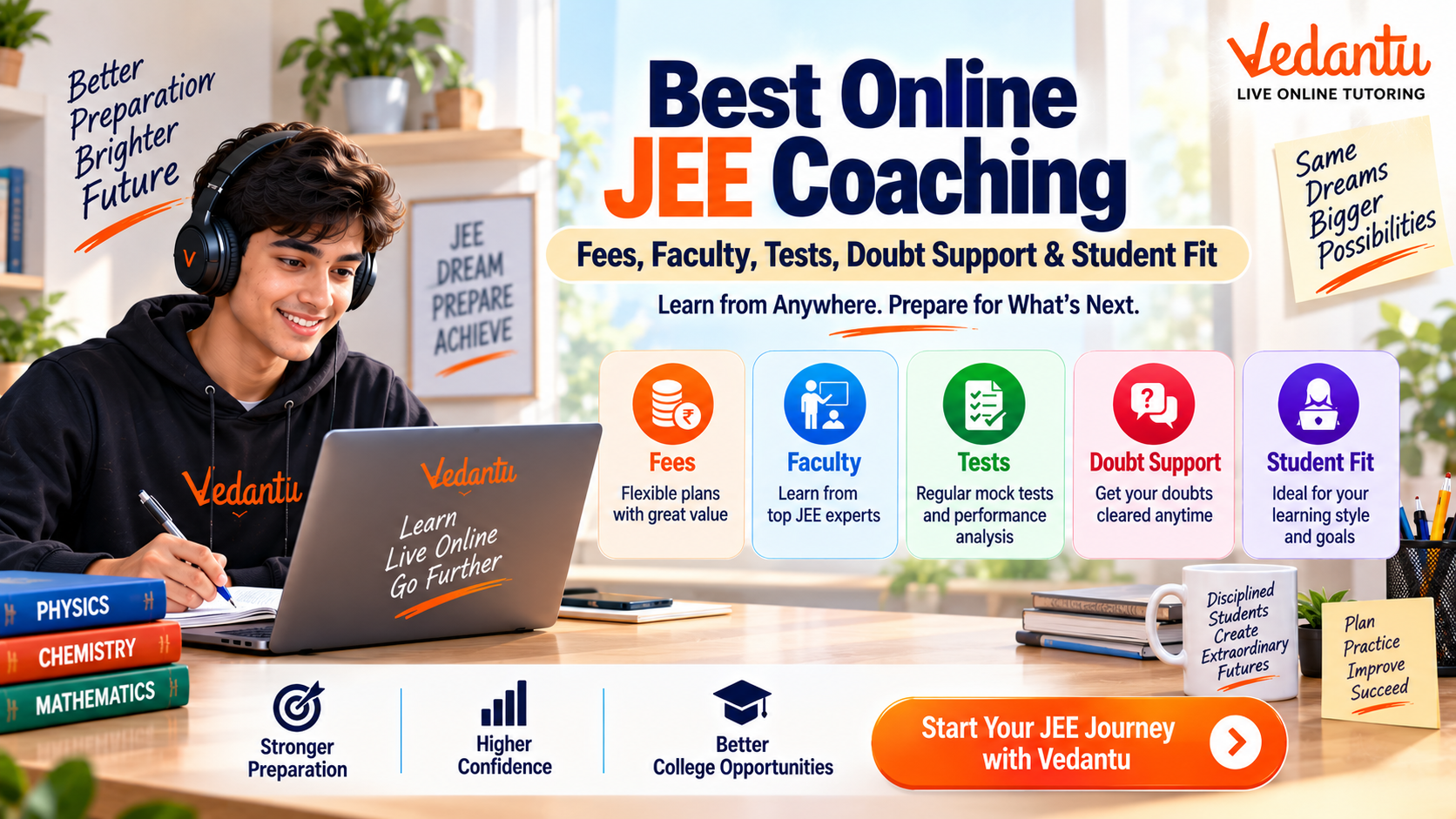 Comparing online JEE coaching for 2027