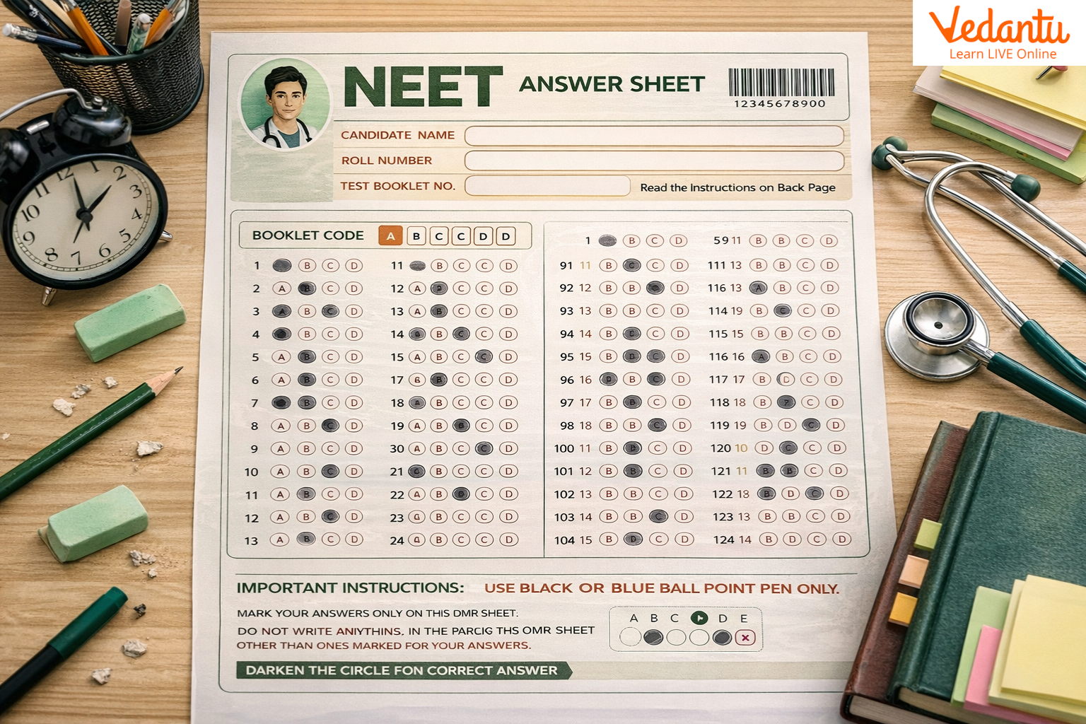 NEET OMR Sheet 2026