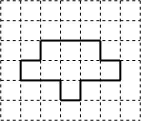 Triangular pattern made from combination of squares