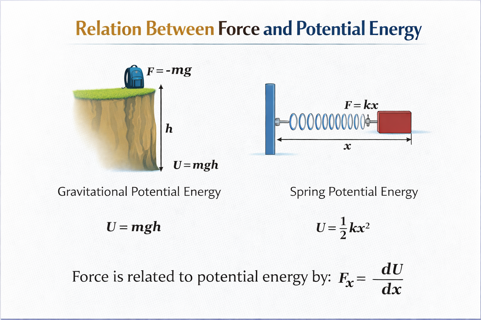 Relation Between Force and Potential Energy