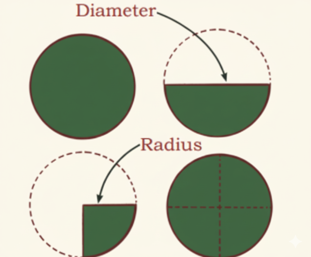 the diameter of a circle
