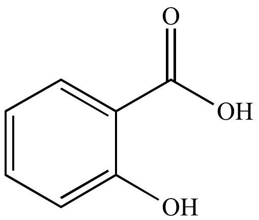 Structure Of Salicylic Acid Structure Of Salicylic Acid